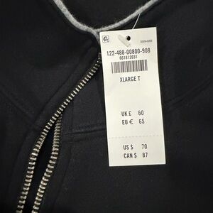 Abercrombie & Fitch Black Essential Half zip Sweatshirt